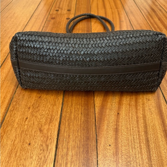 Madewell Dark Brown Woven Tote - Picture 3 of 5